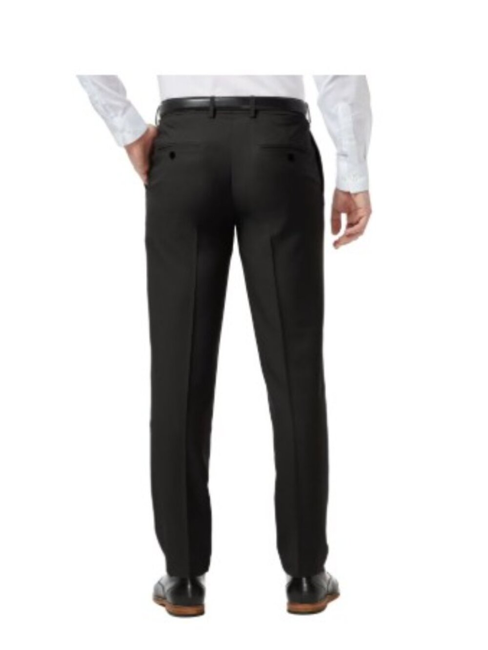 Haggar Men's Performance Comfort Dress Pant Black Multiple Sizes - Picture 2 of 4
